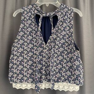Floral crop top
